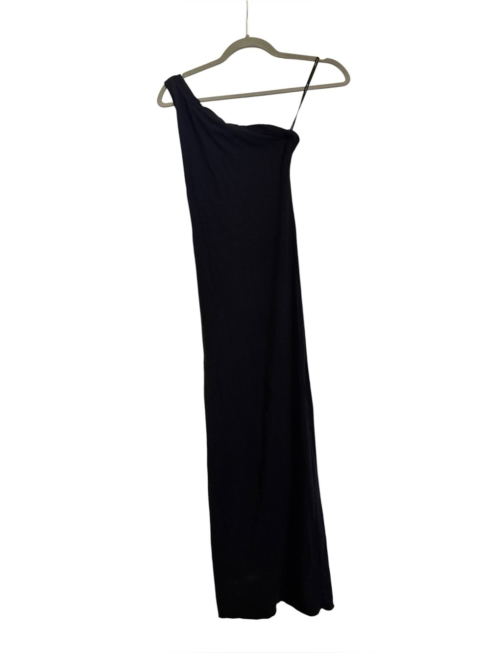 NWOT The Line by K Avalon One-Shoulder Black Maxi Dress Women’s Size Small - Picture 4 of 7